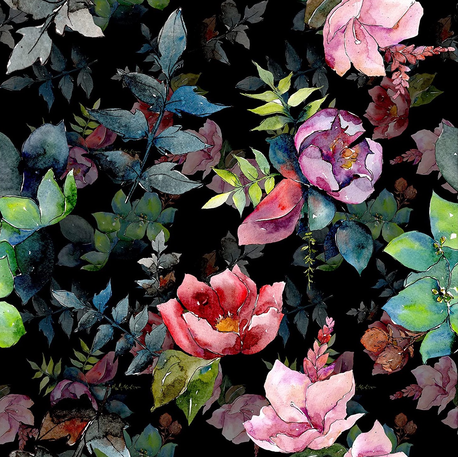 Decorative floral pattern background
